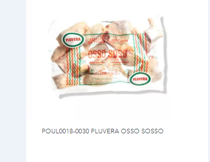 POULET PLUVERA OSSO